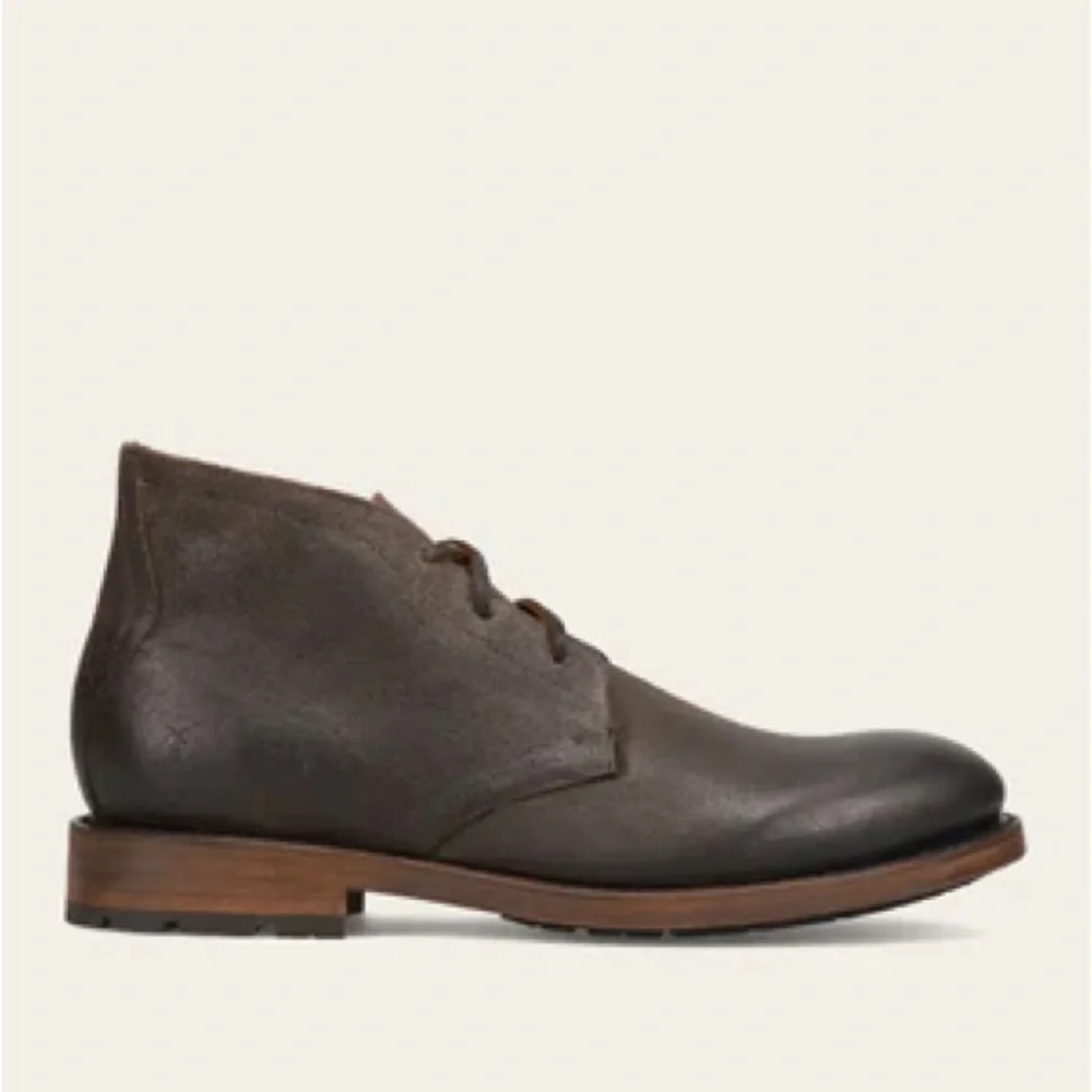 Frye Brown Leather Chukka Ankle Boots Size 9